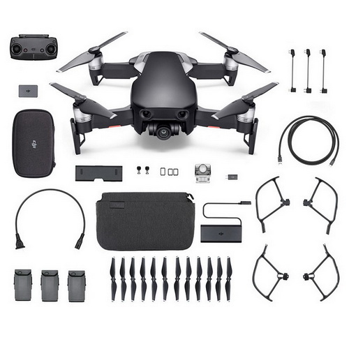Mavic Air Fly More Combo (Onyx Black, черный)